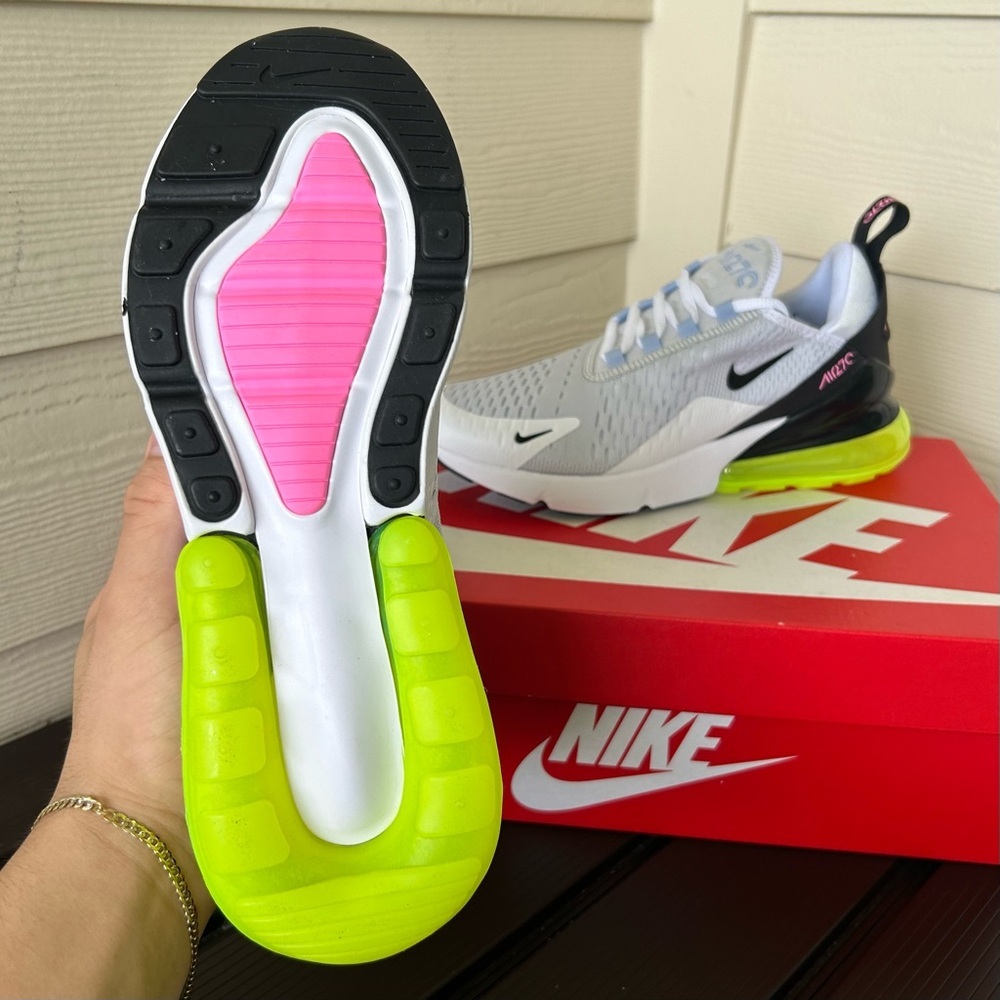 WMNS SIZING - NIKE AIR MAX 270 PURE PLATINUM VOLT W - Picture 5 of 5